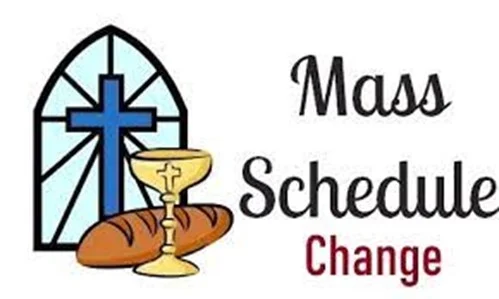 Upcoming Daily Mass Schedule